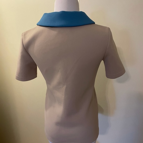 Gorgeous Prada color block collared top - Picture 6 of 16